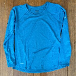 Eastern Mountain Sports Techwick Teal Long Sleeve Base Layer, M